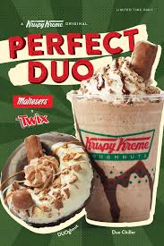 View the entire krispy kreme menu, complete with prices, photos, & reviews of menu items like dozen variety donuts, 48 glazed donut holes, and 6 pack of bottled water. Krispy Kreme Launches Maltesers And Twix Doughnut And Chiller