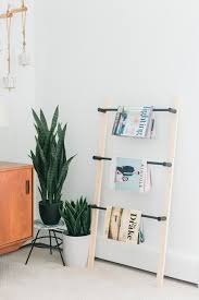 Distressed color wooden pallet headboard idea here we have idea for you to make a classic headboard with wooden pallets. Diy Wood And Metal Ladder Shelf Dream Green Diy