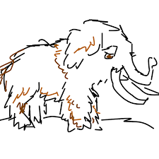 Einfach zeichenkurs für anfänger, schulkinder: Wie Zeichnet Man Mammut Lerne Zu Zeichnen Von Anderen Letsdrawit Spielern