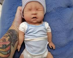 Handmade 14" Full Body Silicone Baby Doll "tabitha" or "tony"