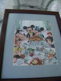 You will fill in these squares once you switch colors. Thanksgiving Cross Stitch Disney Norman Rockwell Disney Cross Stitch Stitch Disney Cross Stitch