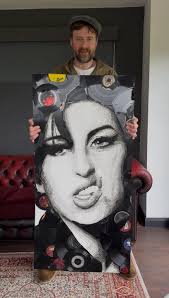 I wanted to create an LSD like trip within my Jimi Hendrix portrait to give  that 1960's psychedelic flower power vibe, it all grew from the idea of  creating Jimi's jacket from