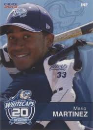 2013 West Michigan Whitecaps Choice 12 Mario Martinez Venezuela VZ Baseball  Card