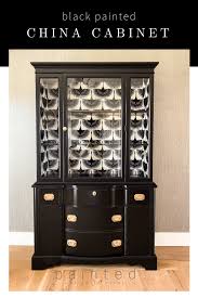Always wipe off your surface with a damp rag. Black Painted China Cabinet Painted By Kayla Payne