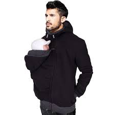 Sudaderas Hombre 2016 Baby Carrier Jacket Men S Kangaroo Hoodies With Zipper Coat Men Carry Baby Swea Baby Wearing Jacket Baby Carrier Coat Baby Carrier Hoodie