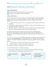 14.1 human chromosomes assessment answers : 14 1 14 1 Human Chromosomes Lesson Objectives Identify The Types Of Human Chromosomes In A Karotype Describe The Patterns Of The Inheritance Of Human Course Hero
