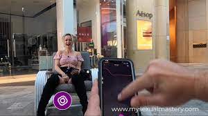 Remote control vibrator in shopping centre with public sex - xcavy.com