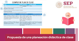 Propuesta De Una Planeacion Didactica De Clase