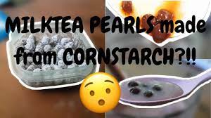 I Tried To Make Boba Pearls With Cornstarch Boba Pearls Without Tapioca Starch Youtube