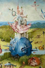 jeroen bosch tuin der lusten detail 1490 op canvas behang poster en meer postcard art art medieval paintings