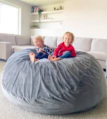 Microsuede 7ft foam giant bean bag memory living room chair lazy sofa cover. Affordable High Quality Bean Bag Chairs Ultimate Sack