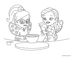 Find this pin and more on butterbeans by azizah thalita. Butterbean S Cafe Coloring Pages