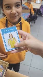 Reading, thinking, and following the command! Great job, learners!, Ms.  Alaa Hykal, #Alhoffaz_International_Academy , #the_safe_school #Amman