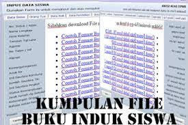 Pengertian buku leger adalah sebuah berkas yang digunakan untuk mencatat semua nilai siswa sebelum dimasukkan ke dalam buku laporan pendidikan seperti raport dan lain. Contoh Format Buku Induk Sd Mi Smp Mts Dan Sma Ma Smk Lengkap Dengan Format 1 2 Dan 3 Arsip Guru Trampil