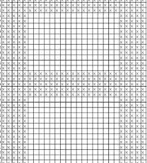 Knitting Letters Upper Case Alphabet Chart