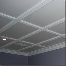 When thinking about how to cut ceiling light panels, you want to factor in time. Possible Drop Ceiling Tile Idea I Like This Style Of Drop Ceiling A Lot More Than The Metal Frame Ones With Basement Lighting Dropped Ceiling Basement Design