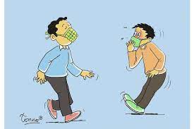 Menakjubkan 21+ gambar kartun orang pakai masker. Kartun Gag Masker Ketupat Ayo Semarang