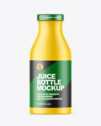 The best source of free packaging mockup psd templates online! Matte Juice Bottle Mockup In Bottle Mockups On Yellow Images Object Mockups