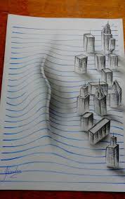  Awesome 3d Notebook Drawings Created By A 15 Year Old Kid Notebook Drawing Notebook Art 3d Drawings