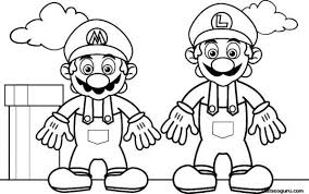 Printable Coloring Pages Super Mario And Luigi Printable Coloring Pages For Kids Super Mario Coloring Pages Mario Coloring Pages Free Coloring Pages