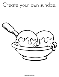 670x820 create coloring pages how to make coloring pages create your own. Create Your Own Sundae Coloring Page Twisty Noodle