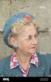 Portrait mature british woman wearing hi-res stock photography and images