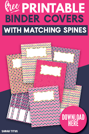 In the media category, select the cd cover templates and choose your favourite template that suits your purpose. 7 Cute Binder Covers With Matching Spine Art Sarah Titus From Homeless To 8 Figures