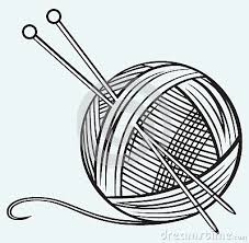 More images for ball of yarn drawing » Ball Of Yarn And Needles Yarn Needle Yarn Knitting Tattoo