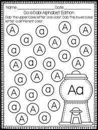 Printable alphabet dot coloring pages with tracing activities are a must have for your preschool toolbox at home or in the classroom! Alphabet Letter Identification Bingo Dauber Activities By Brittney Marie