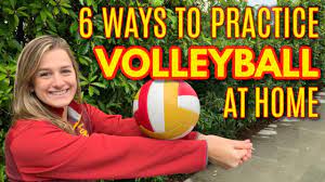 Improve balance, stability, and ankle strength by using this lateral hop and hold drill at home. 6 Ways To Practice Volleyball At Home Youtube
