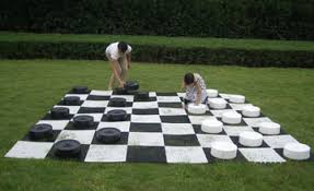 Image result for Outdoors chinese checkers board game