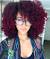 Bright Red Natural Hair