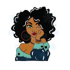 Afro Black Girl Svg Files For Silhouette Files For Cricut Svg Dxf Eps Png Instant Download Black Girl Magic Art Black Girl Art Art Girl