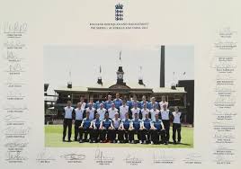The tourists were close to being down and out at the start of play. England Test Cricket Signed Memorabilia
