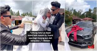 Hadiah ulang tahun untuk pacar bisa anda cari dan beli secara online. Kejutan Pada Hari Bahagia Suami Umur 18 Tahun Hadiah Kereta Mustang Untuk Isteri