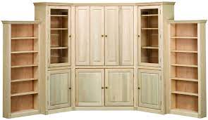 Corner Entertainment Centers Available At Derbyshires The Ralph Wall System Creative Concept Ente Unfinished Furniture Furniture Unfinished Wood Furniture