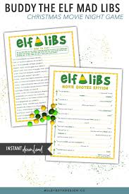 We used it last year for our library summer reading program, and will use it again this year (as we are still doing it online again). Buddy The Elf Mad Libs Hilarious Christmas Party Game Printable Wild Truth Design Co