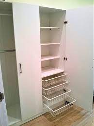 Take a shelf with you, so you can have an exact fit. Dombas Wardrobe How To Add More Shelves And Drawers Ikea Hackers Ikea Wardrobe Ikea Wardrobe Hack Ikea Wardrobe Storage