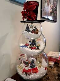 Fish Bowl Snowman Craft Christmas Decor Diy Christmas Crafts Decorations Christmas Crafts