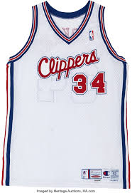 Los angeles clippers alternate uniforms history. 1999 2000 Michael Olowokandi Game Worn Los Angeles Clippers Lot 40098 Heritage Auctions