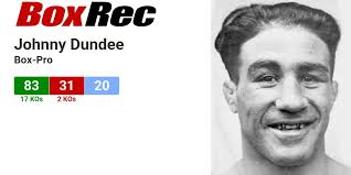 BoxRec: Johnny Dundee