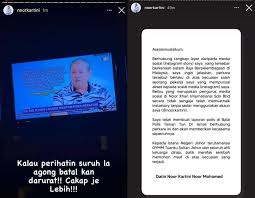 Check spelling or type a new query. Noor Kartini Apologises For Snapping At Johor Sultan Tunku Idris Iskandar Reacts Neotizen News