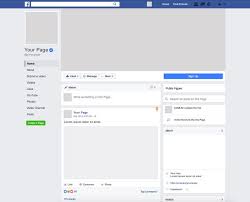Facebook Page Mockup Template