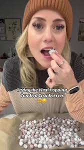 Popping Candied Cranberries Recipe for the Holidays