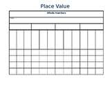 Check spelling or type a new query. Blank Place Value Chart Worksheets Teaching Resources Tpt