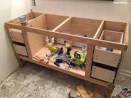 There are also so many different types of vessel sinks on the market that come with matching faucets and more. Build A Diy Bathroom Vanity Part 4 Making The Drawers