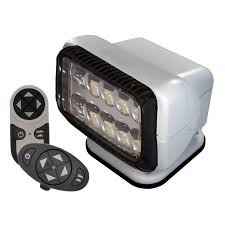 Golight Permanent Radioray Led W Wireless And Dash White Walmart Com Led Wireless Remote