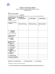 Wondering how to open a bank account abroad over the internet? Iob Online Account Opening Fill Online Printable Fillable Blank Pdffiller