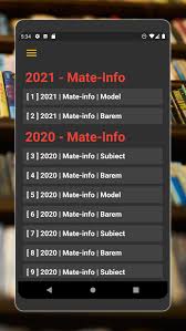 Test și șablon de evaluare. Subiecte Bac Matematica Mate Info M1 For Android Apk Download