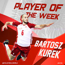 Bartosz kamil kurek is a polish volleyball player, member of the poland men's national volleyball team, participant of the olympic games, 20. Player Of The Week Bartosz Kurek Volleyball World Facebook